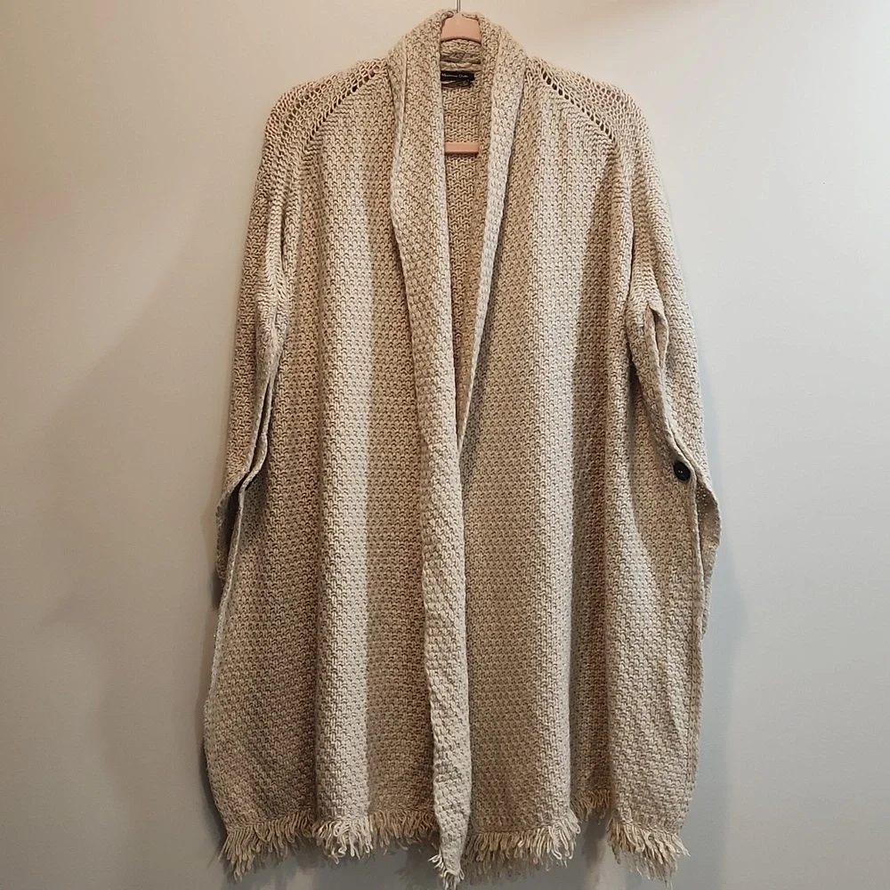 Massimo Dutti Sweater Poncho Shawl - Picture 1 of 16